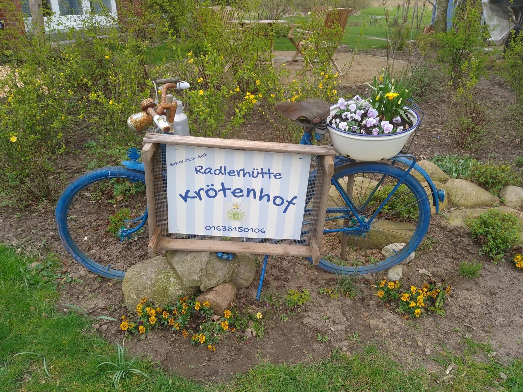 Huette Kroetenhof, Radfahrer Uebernachtung Barforde Luaran gambar